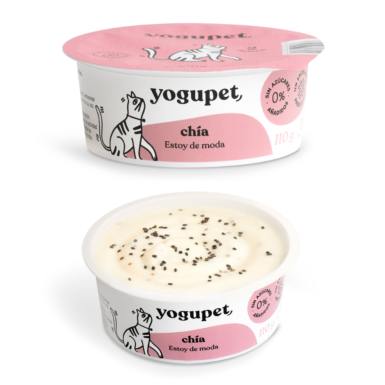 Yogupet Chía , yogur sin lactosa para gatos