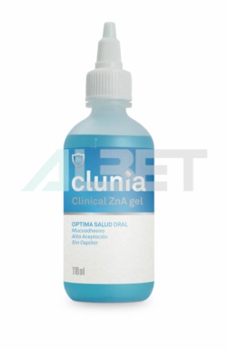 Clunia Clinical ZnA Gel oral antiséptico para animales, laboratorio Vetnova