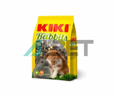 Alimento completo para conejos enanos, marca Kiki