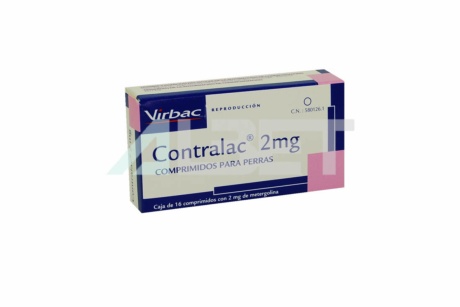 Contralac comprimidos para la pseudogestación y supressión de la leche, Virbac