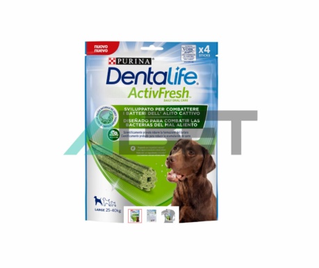 Dentalife Activefresh snacks dentals per gossos, Nestlé Purina