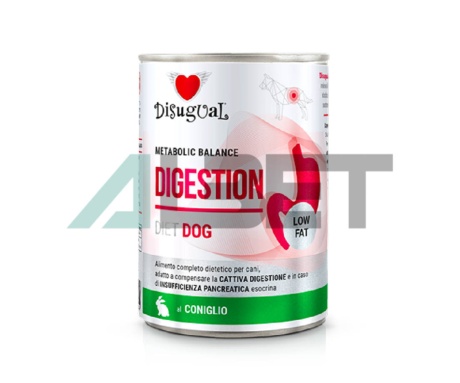 Digestion Low Fat Rrabbit Conill Disugual , llaunes de menjar per gossos