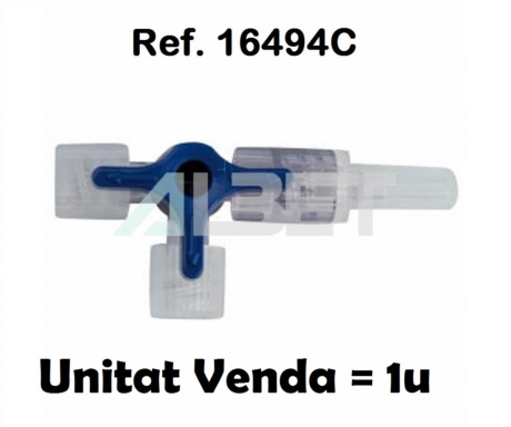 Discofix clau de 3 víes per infusió venosa, de Braun