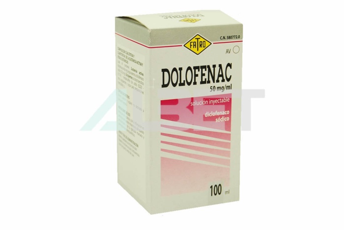 Dolofenac antiinflamatori i antipirètic injectable per animals, laboratori Fatro