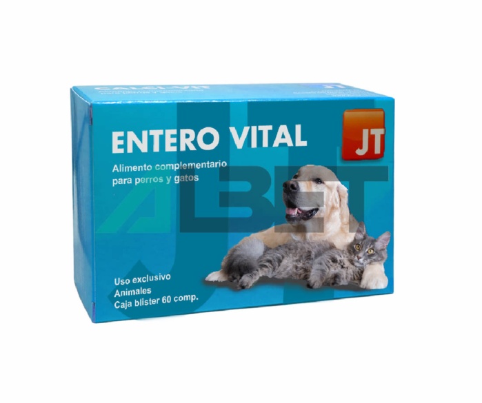 Enterovital, antidiarreic i prebiòtic per gats i gossos, marca JTPharma