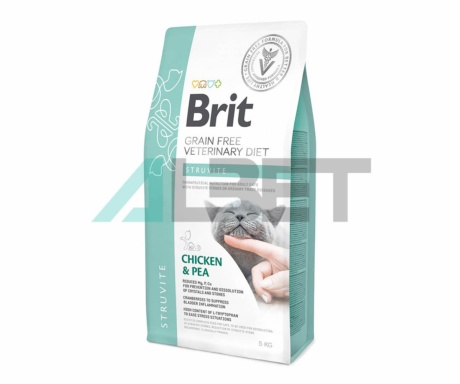 Pinso per gats amb problemes urinaris i cristalls d'estruvita, marca Brit