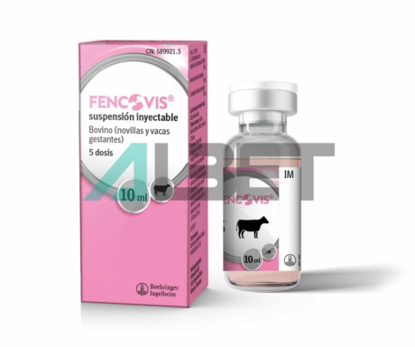Fencovis Solucion Inyectable, vacuna para vacas contra rotavirus, coronavirus, E.coli.