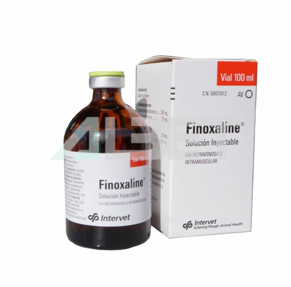 Finoxaline 100ml antiinflamatori i antibiòtic injectable