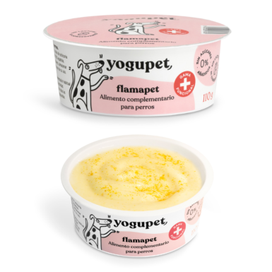 Yogupet Flamapet Vet, yogur sin lactosa para perros
