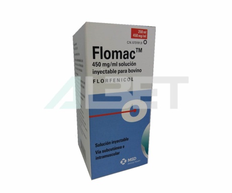 Florfenicol antibiòtic injectable per boví, laboratori MSD