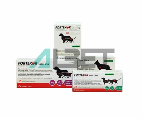 Fortekor Sabor, pastilles de benazepril per gats i gossos, marca Elanco