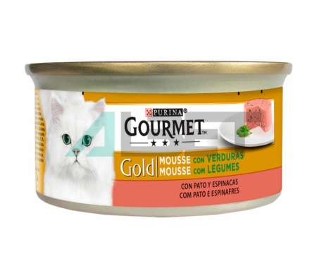 Llaunes d'aliment en mousse per gats, marca Gourmet Nestlé Purina
