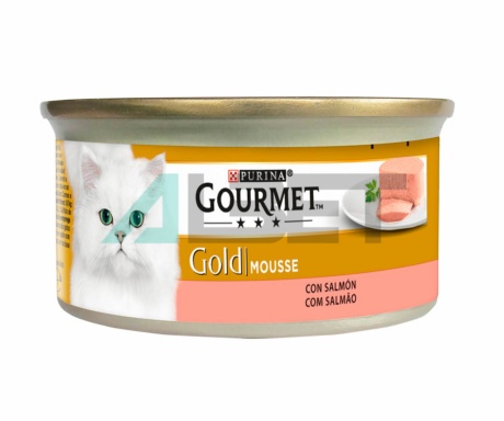 Mousse per gats sabor salmó, marca Gourmet Gold Purina