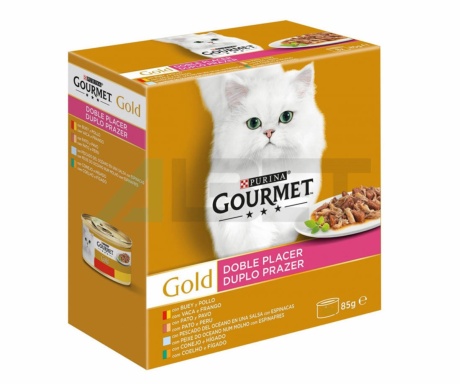 Aliment en trocets amb salsa per gats, marca Gourmet Nesté Purina