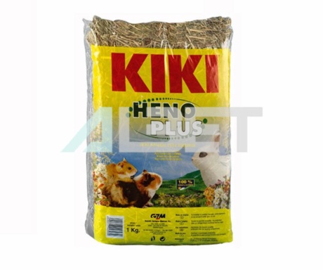 Heno Plus, heno natural para conejos, cobayas y roedores, marca Kiki