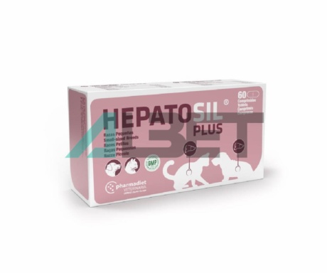 Hepatosil Plus Razas Pequeñas 60c, protector hepático para perros y gatos, marca Opko