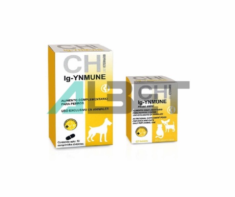 IG-Ynmune, suplement per la mucosa intestinal en gat i gos, Chemical Iberica