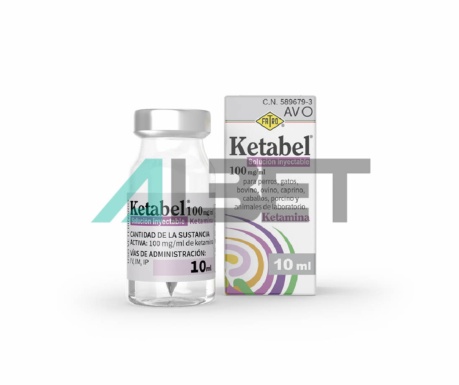Ketabel 100mg/ml, ketamina para animales, laboratorio Fatro