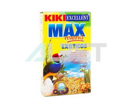 KIKI MAX MENU EXOTICOS, comida para pájaros exóticos, a base de semillas
