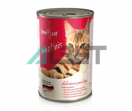 Meatinis Ave Bewi Cat, alimento húmedo natural para gatos