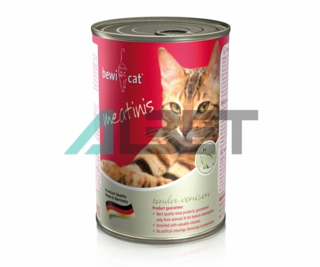 Meatinis Venado Bewi Cat, alimento húmedo natural para gatos