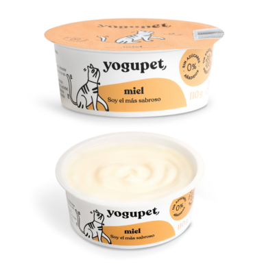 Yogupet Miel, yogur sin lactosa para gatos