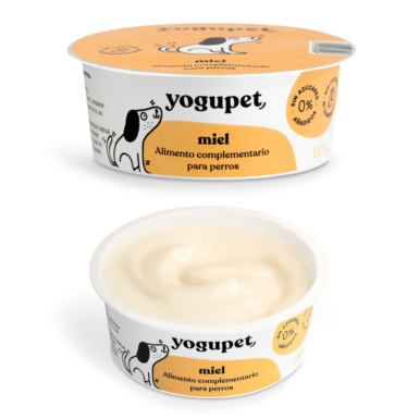 Yogupet Miel, yogur sin lactosa para perros