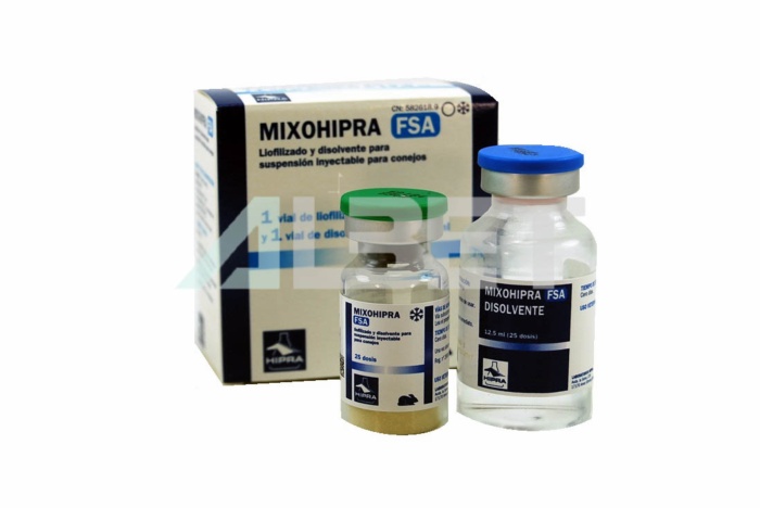 Vacuna mixomatosis en conills, laboratori Hipra