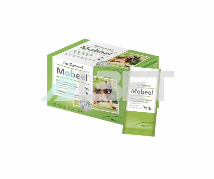 Mobeel, condroprotector homeopático en sobres para mascotas, marca Heel