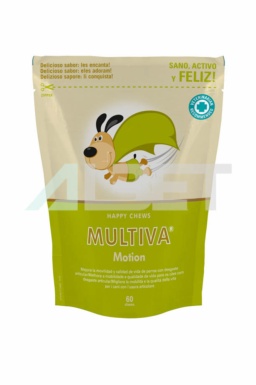 Multiva Motion 60 chews, antiiflamatori natural per gossos