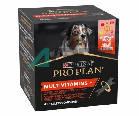Multivitamines Gos, suplement energètic per gossos, marca Pro Plan