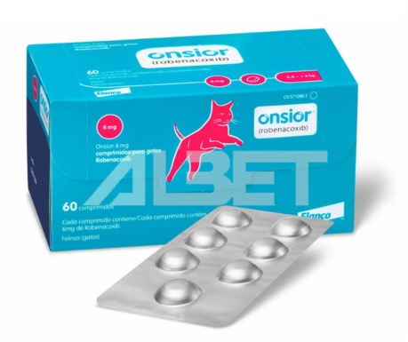 Onsior, comprimits antiinflamatoris per gats, laboratori Elanco