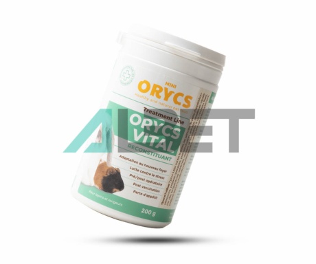 Orycs Vital, suplemento energético para conejos, cobayas y roedores, marca Miniorycs