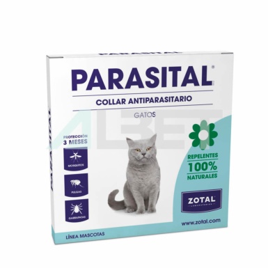 Collar antiparasitari natural per gats, laboratori Zotal