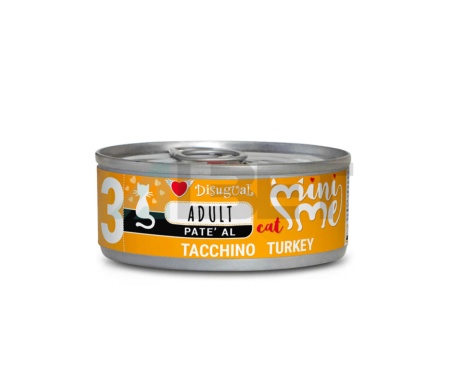 Mini-Me Turkey, paté para gatos marca Disugual 