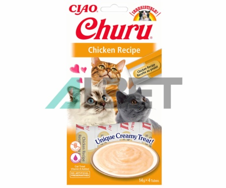 Receta Pollo Churu, snacks naturales para gatos