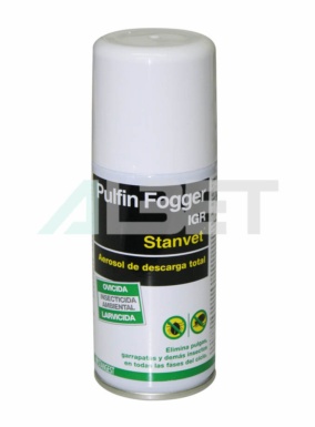 Insecticida en aerosol de descàrrega, marca Stangeset