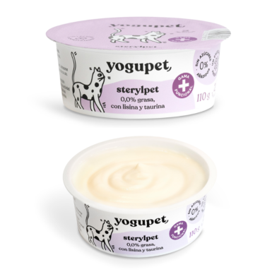 Yogupet Sterylpet Gato, yogur sin lactosa para gatos esterilizados