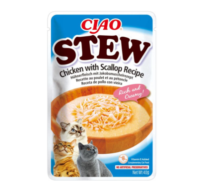 Stew Vieira Churu, snacks naturals per gats