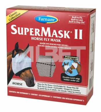Supermask, máscaras antimoscas para caballos, marca Vetnova