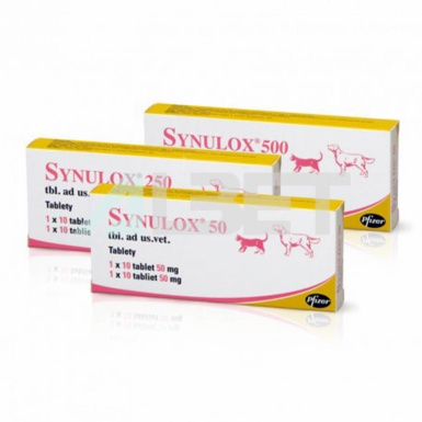 Synulox antibiòtic oral en comprimits per gats i gossos
