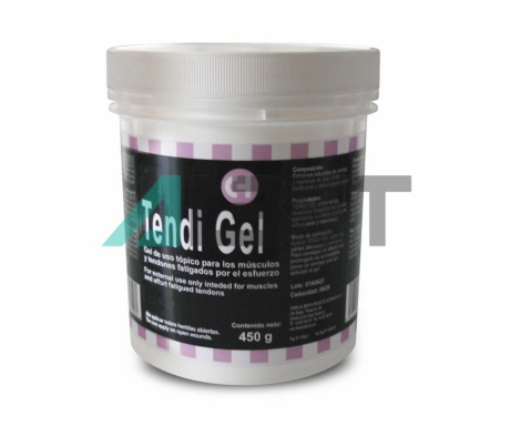 Tendi Gel, gel relaxant muscular per cavalls, laboratorio Chemical Iberica