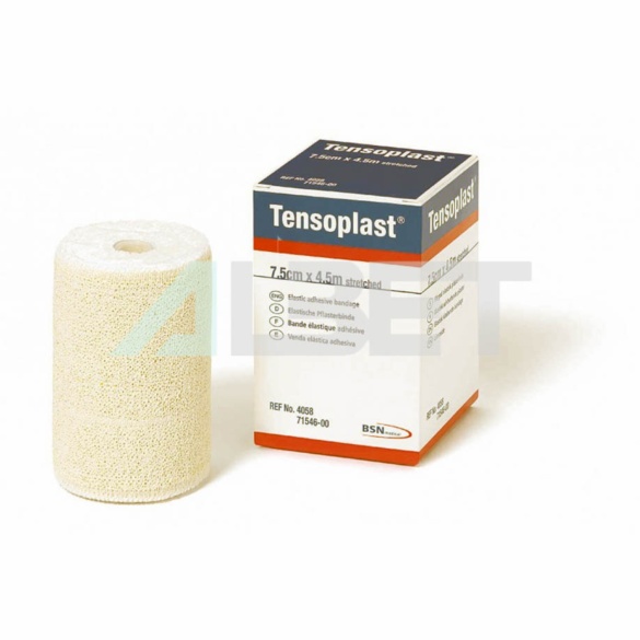 Tensoplast, venda adhesiva indicada en tratamientos compresivos