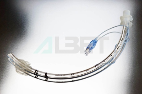 Tubo Endotraqueal transparente de PVC para intubar animales