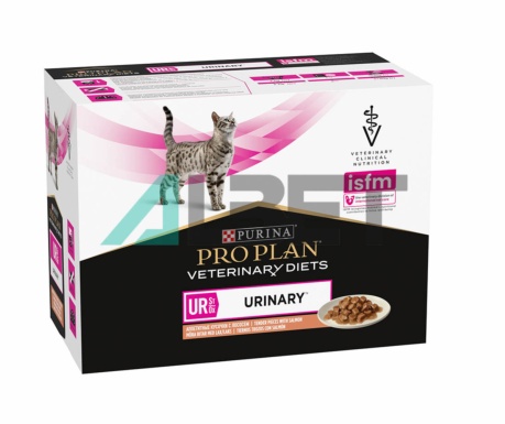 Sobres de comida para gatos Urinary Feline, marca Proplan Veterinary Diet