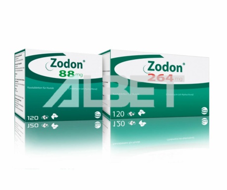 Zodon Comprimidos antibiótico oral para gatos y perros, laboratorio Ceva