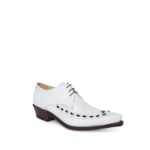 Compra en Noel Western Boots estos zapatos Sendra Western para hombre de cuero blanco y decoraciones en negro modelo 4358 con envíos gratis a la península clave 17849 - __[GALLERYITEM]__