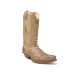 Compra en Noel Western Boots estas Botas Sendra Western para hombre de cuero marrón con grabados modelo 7382 con envíos gratis a la península 26121 - __[GALLERYITEM]__