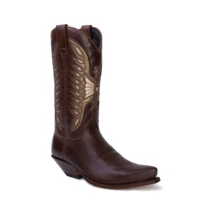 Compra en Noel Western Boots estas Botas Sendra Western para mujer de cuero marrón y bronce modelo 8850 con envíos gratis a la península clave 53074