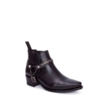 Compra en Noel Western Boots estos Botines Sendra Western para mujer de cuero negro liso con arnés y elásticos modelo 14642 con envíos gratis a la península clave 56605 - __[GALLERYITEM]__